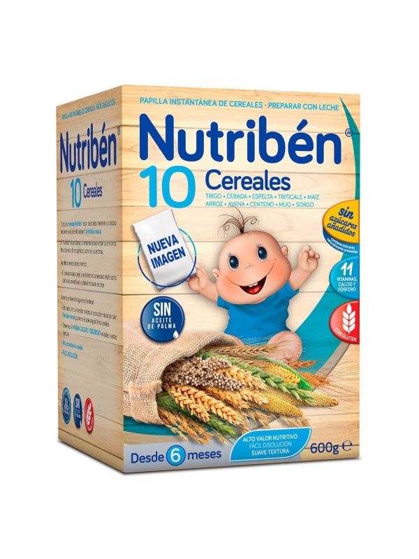 Comprar Papilla Nutribén Cereales Sin Gluten 300 gr - Maíz y Arroz