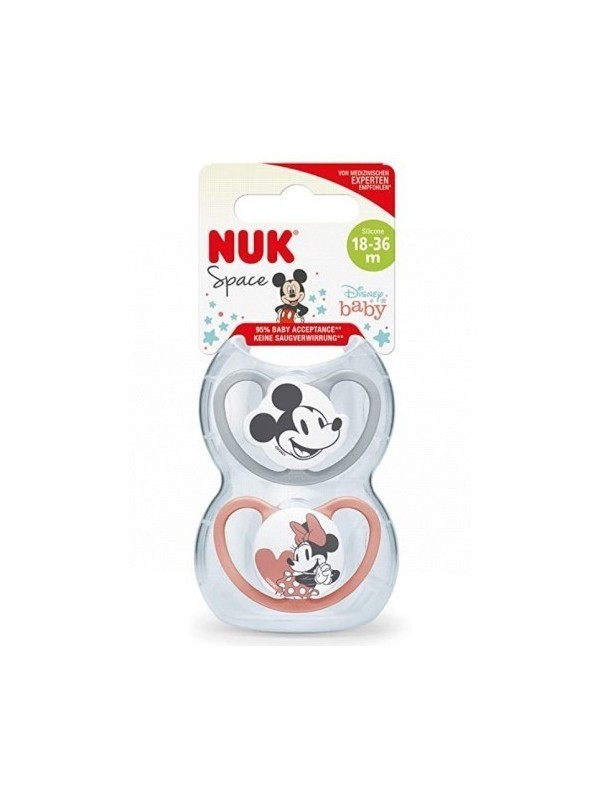 NUK - SPACE CHUPETE SILICONA (0-6 M - 2 UDS)